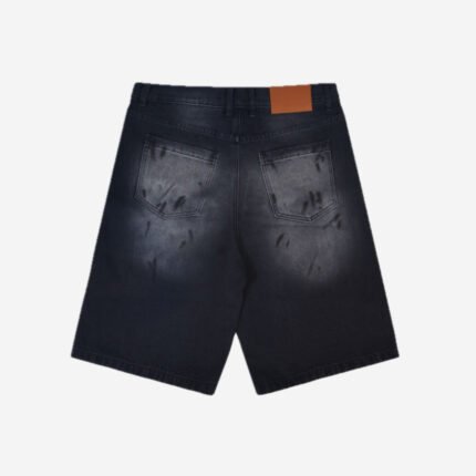 Deputy Department Dirt Washed Jorts (Black)