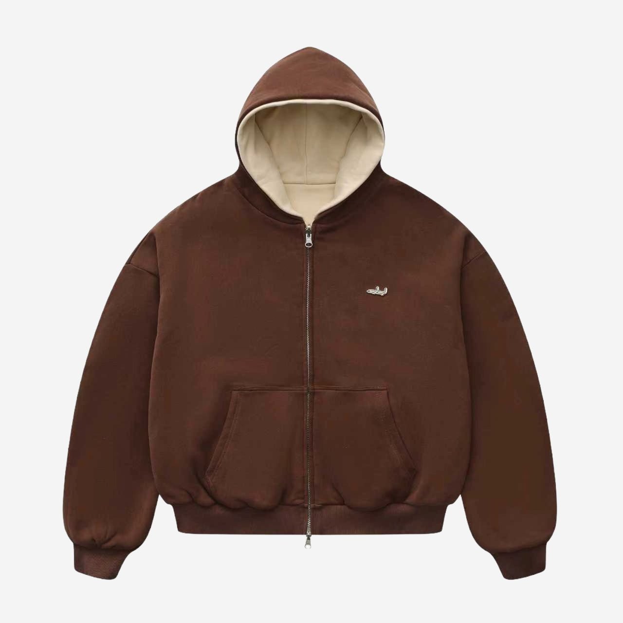 Deputy Department Everyday 1000 Gsm Zip (Brown Beige) Deputy Department Everyday 1000 Gsm Zip (Brown/Beige)