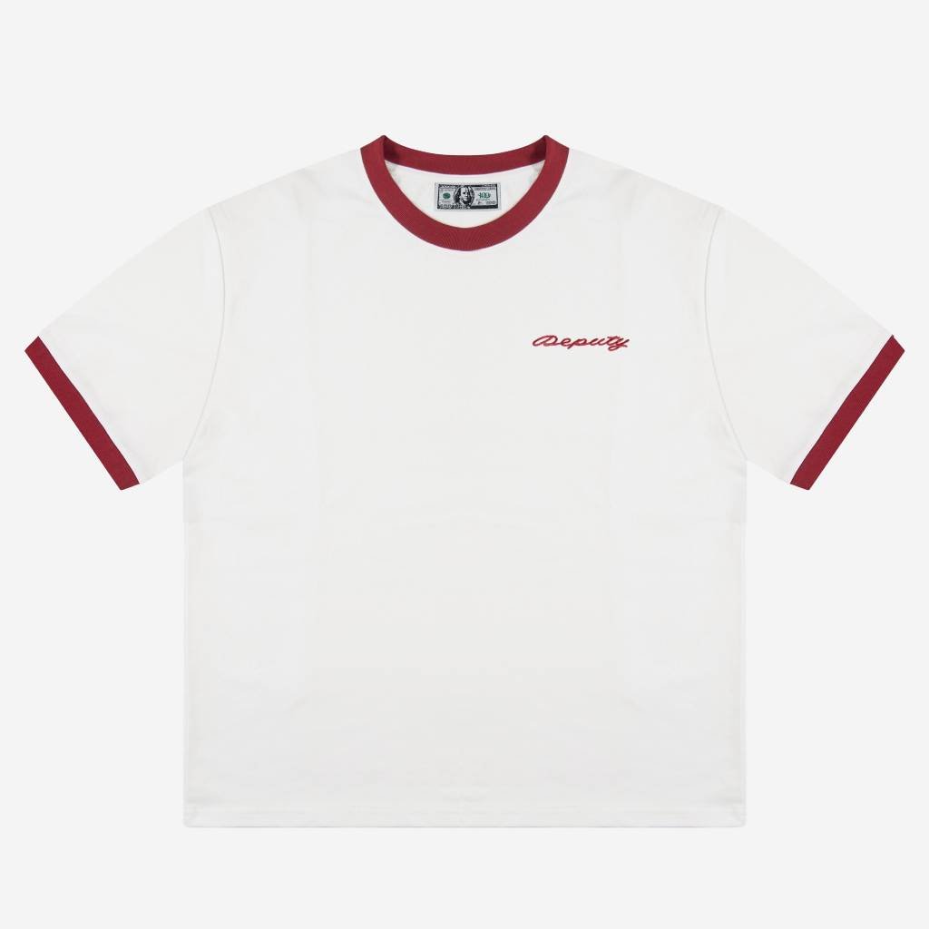 Deputy Department Ringer Tee (Bordeaux) Deputy Department Ringer Tee (Bordeaux)