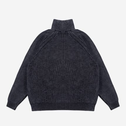 Deputy Department Ripped Heavy Knit (Black)