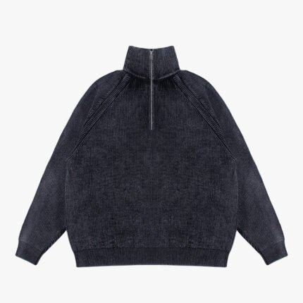 Deputy Department Ripped Heavy Knit (Black)